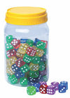 6 sided dot dice- 100 piece