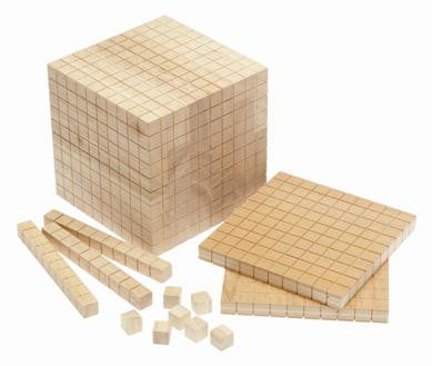 MAB- Wooden Base Ten Set