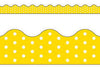 Borders- Polka Dots Yellow