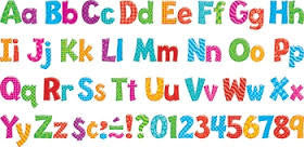 Ready Letters- 4 inch colourful playful combo