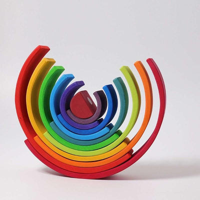 Stacking Wooden Rainbow - large