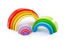 Stacking Wooden Rainbow - small
