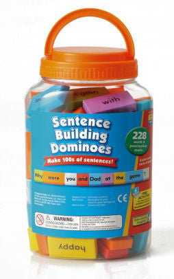 Sentence Building Dominoes 228 pieces