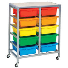 Tote Tray Trolley- double